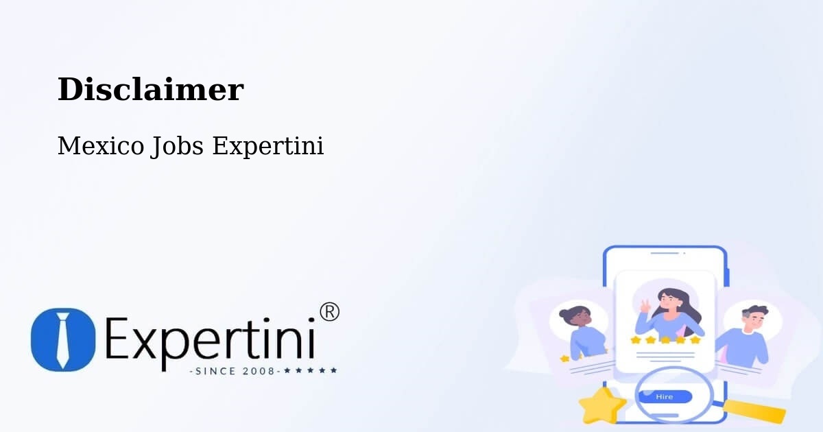 Disclaimer – Sentispac - Mexico Jobs Expertini